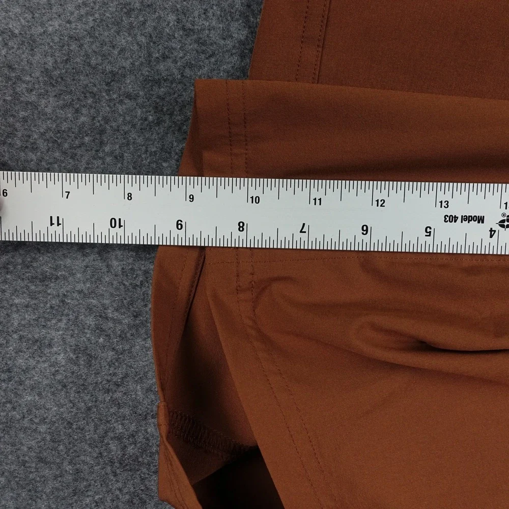 prAna Board Shorts Mens 28 Quick Dry Surf Swim Rust Brown